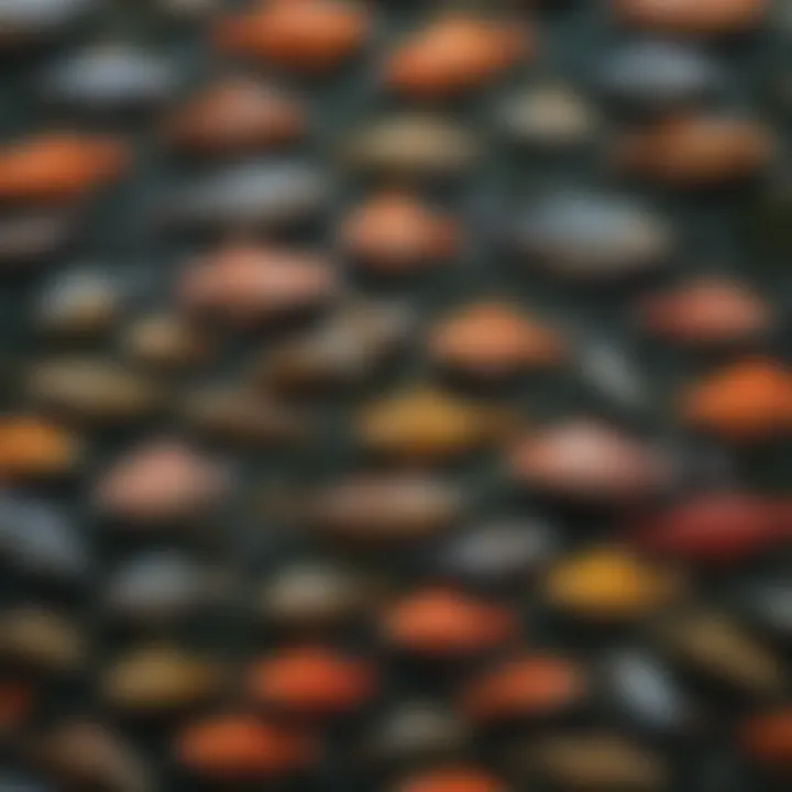 Close-up of diverse fish species found in Minturn waters