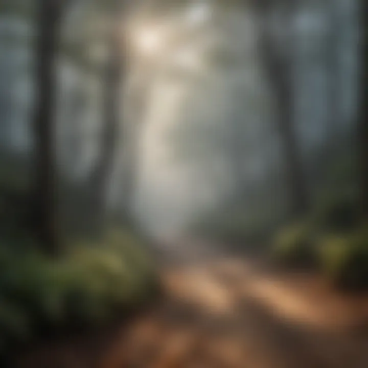 Veiled in Mystery Misty Morning at Gold Hill