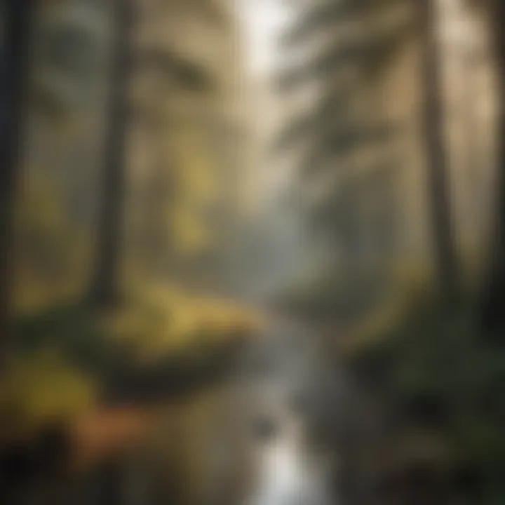 Misty Morning Hues in Southern Air