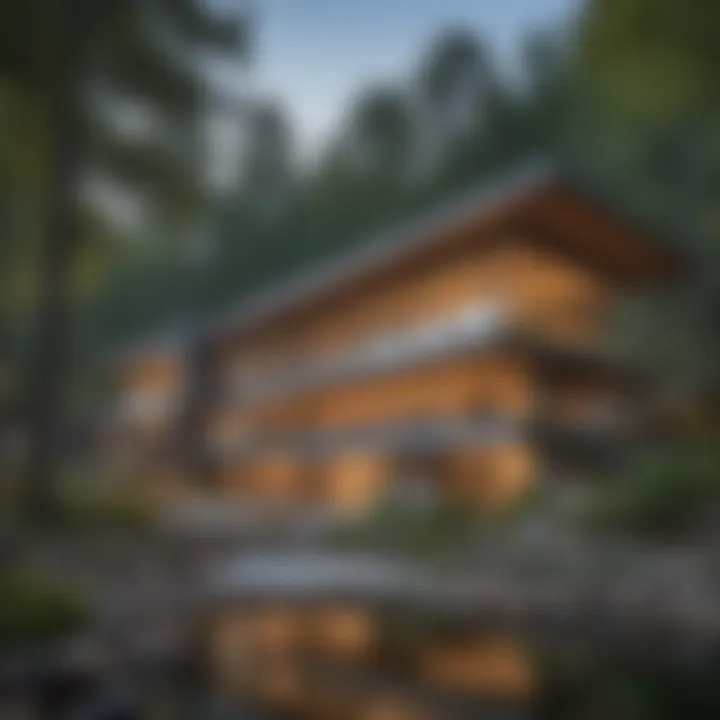 Modern Architectural Masterpiece by Lake Sherwood Michigan