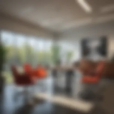 Sleek Office Environment in Lincoln, NE Modern office interior in Lincoln, NE