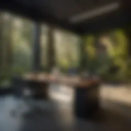 Modern office workspace in Graham, NC