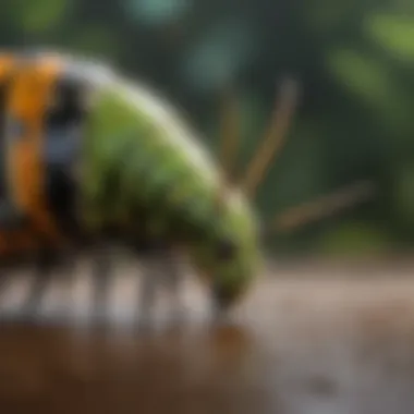 Metamorphosis: Monarch Butterfly Caterpillar to Chrysalis Monarch Butterfly Caterpillar Transformation