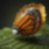 Monarch Butterfly Egg on Leaf