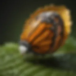 Monarch Butterfly Egg on Leaf