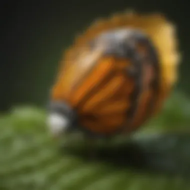 Monarch Butterfly Egg on Leaf