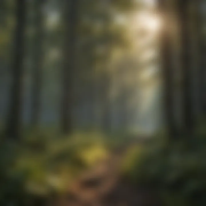 Infographic depicting the impact of forest monitoring on wildlife preservation