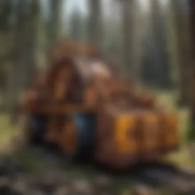 Historic Mining Equipment at the Montana Gold Mine