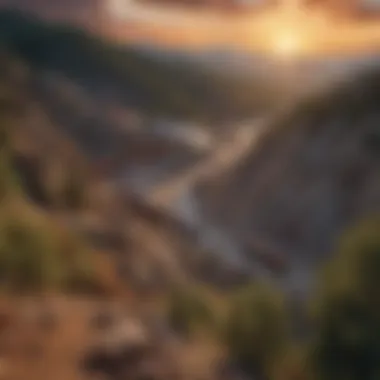 Spectacular Sunset Overlooking the Montana Gold Mine