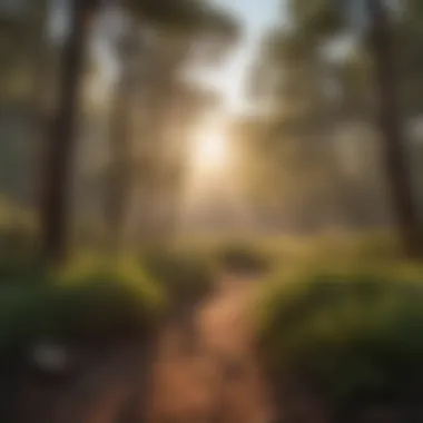 Mystical Morning at Munds Mountain Wilderness Campground Morning mist at Sedona's Munds Mountain Wilderness Campground