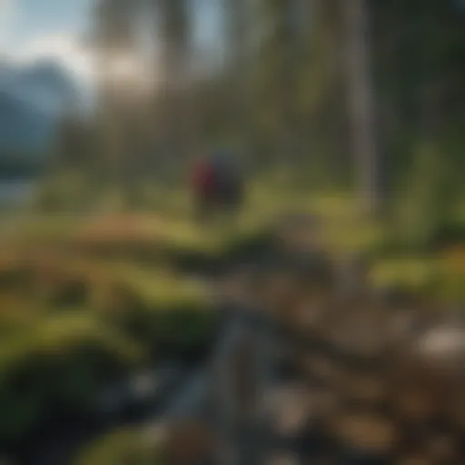 Vibrant scene of Alaska's natural wilderness highlighting tourism opportunities.