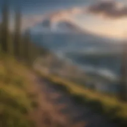 Majestic view of Mount Saint Helens