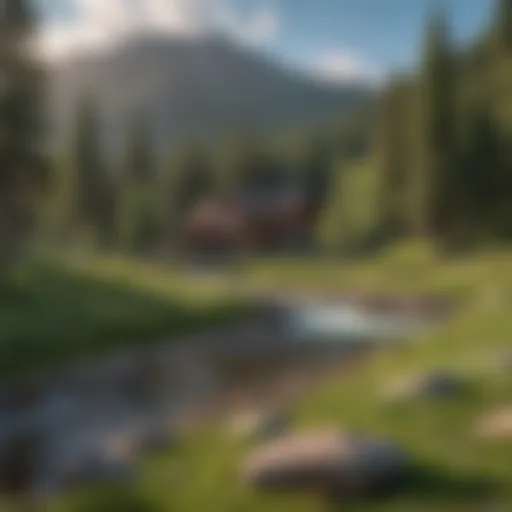 Panoramic view of Mountain Home, Idaho