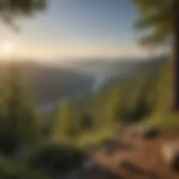 Scenic Mountain Home VA skyline