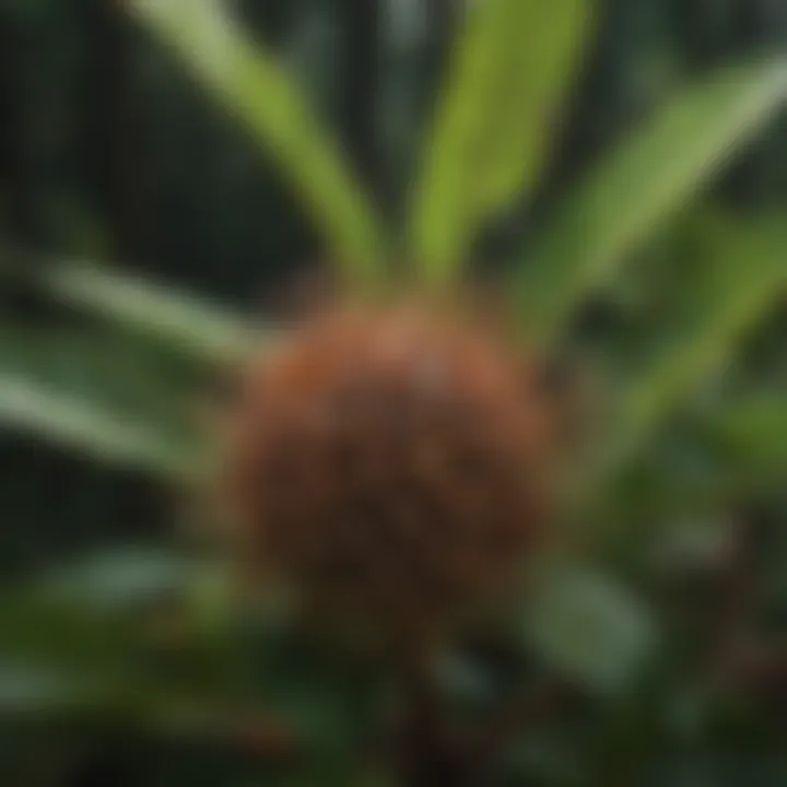 Close-up of Mountain Laurel Seed Dispersal Mechanism