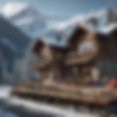 Luxurious Ski Resort Chalet Amidst Peaks Mountain Ski Resort Chalet