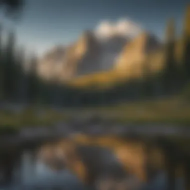Panoramic Peaks in Nature Majestic Mountain Views in Pagosa Springs