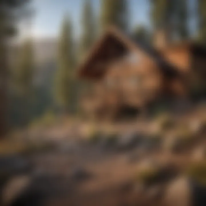 Scenic mountain view from a Mountainair NM cabin