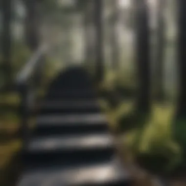 MTB Black Steel Stair Riser Enhancing Modern Architecture