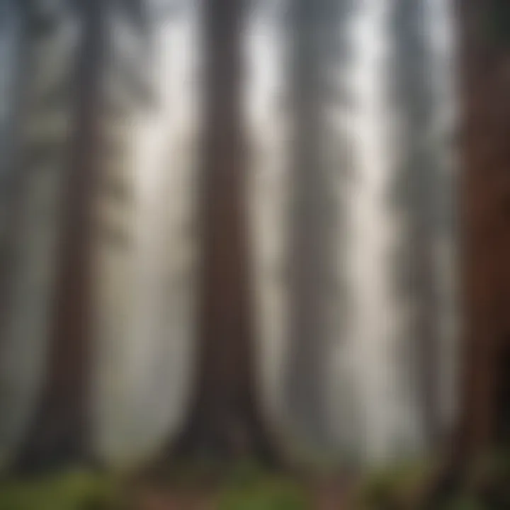 Mystical Morning Fog Amongst Sequoia Giants