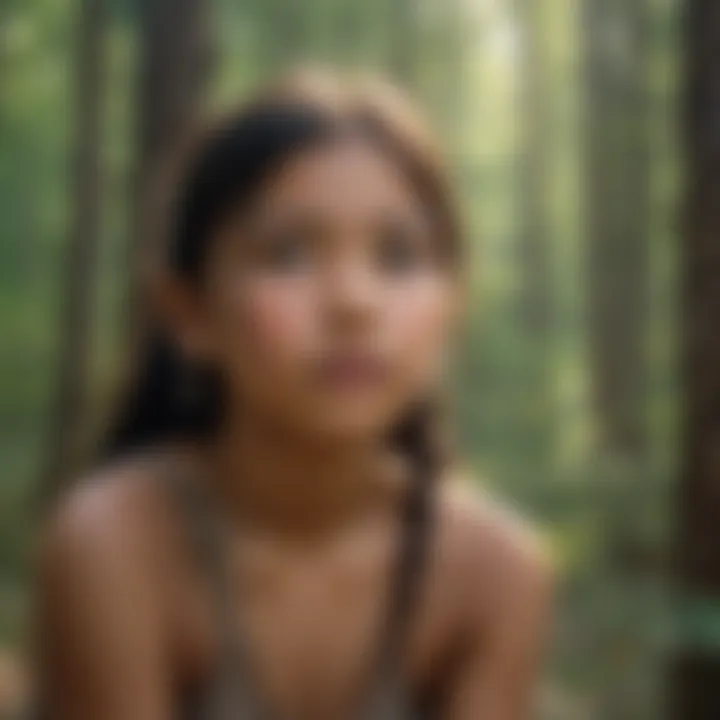 Native American children symbolizing resilience and hope