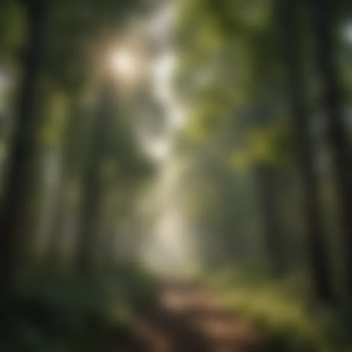 Dense forest canopy as a natural carbon sink