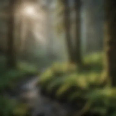 Ethereal Natural Beauty Natural Splendor Surrounding Olympic National Park Lodge