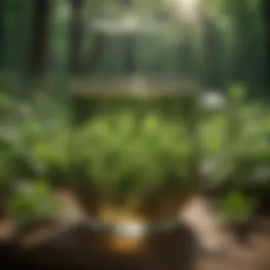Stinging Nettle Tea Brewing Process