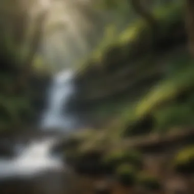 Majestic Cascade Falls surrounded by lush greenery