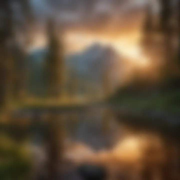 Sunset illuminating the rugged peaks of Mount Si