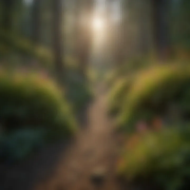 Vibrant wildflowers blooming along the Rattlesnake Ledge trail