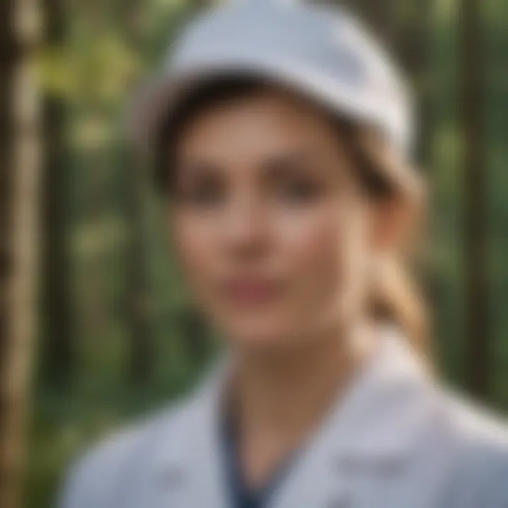 Candidate Profile Analysis by Nurse Recruiter Nurse recruiter analyzing candidate profiles