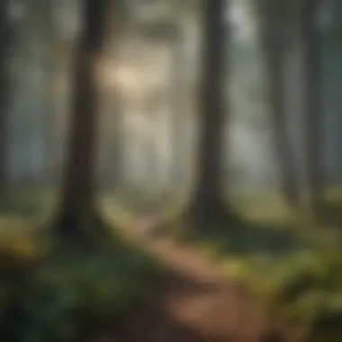 Illustrative Representation of Nutrient Cycling in Forests Nutrient Cycling Illustration in Forest Ecosystem