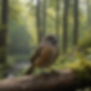 Observing rare bird species in the wild at Red River Gorge