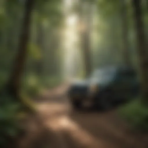 Off-Road Park Trail in Ohio with Forest Canopy