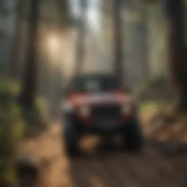 Adventurous Off-Road Terrain in California OHV Park Adventurous Off-Road Terrain in California OHV Park