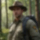 Forest Ranger patrolling the Ohio State Park