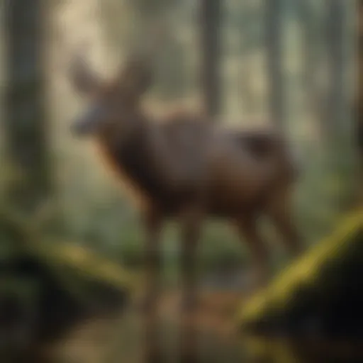 Majestic wildlife in their natural habitat