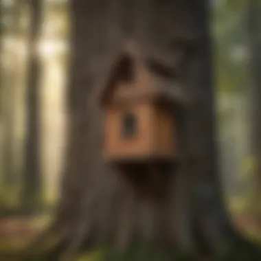 Challenges of Bat Houses in Urban Areas Urban landscape highlighting bat house challenges.