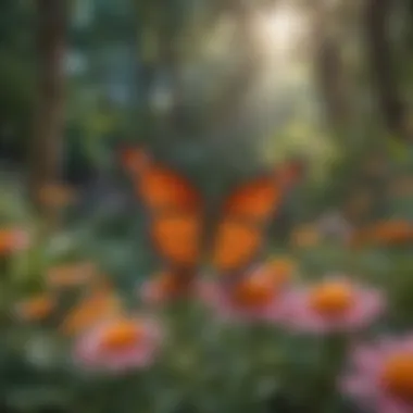 Enchanting Butterfly Garden Bursting with Color Butterfly Garden in Bloom