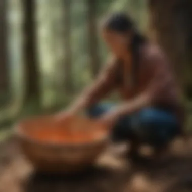 Basket Weaving Craft of Oregon Indian Tribes Oregon Indian Tribe Basket Weaving Craftsmanship