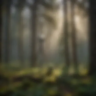 Abstract visualization of environmental research impact