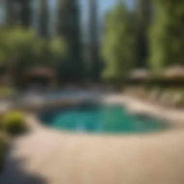 Tranquil Outdoor Pool Oasis Outdoor pool area at TownePlace Suites Marriott