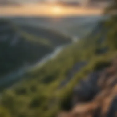 Panoramic Vista of Ozarks Bluffs