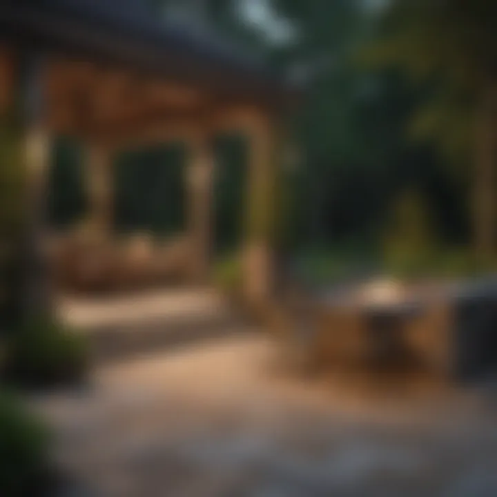 Elegant Outdoor Entertaining Space