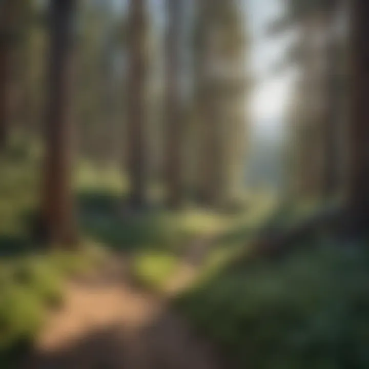 Panoramic View of Lake Tahoe Trails