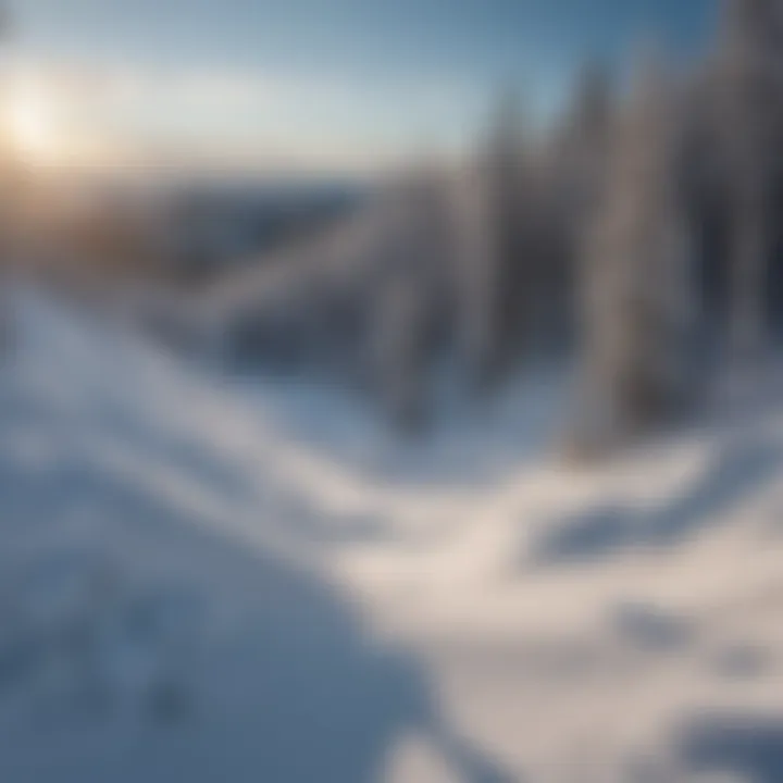 Panoramic view of Lutsen ski resort