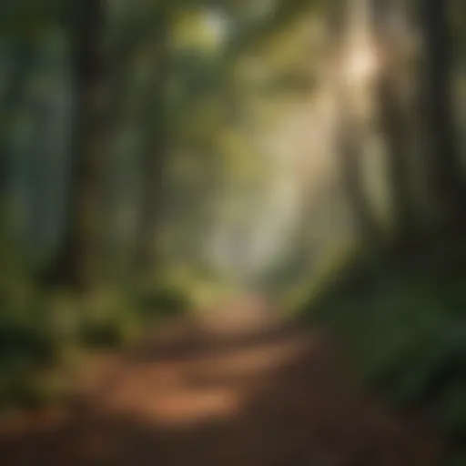 Lush greenery in Park Forest