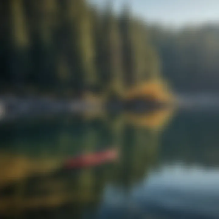 Kayakers enjoying the serene waters of Payette Lake on a sunny day