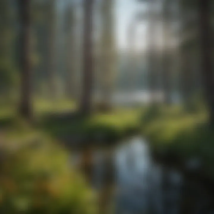 Wildlife thriving in the natural habitat around Payette Lake